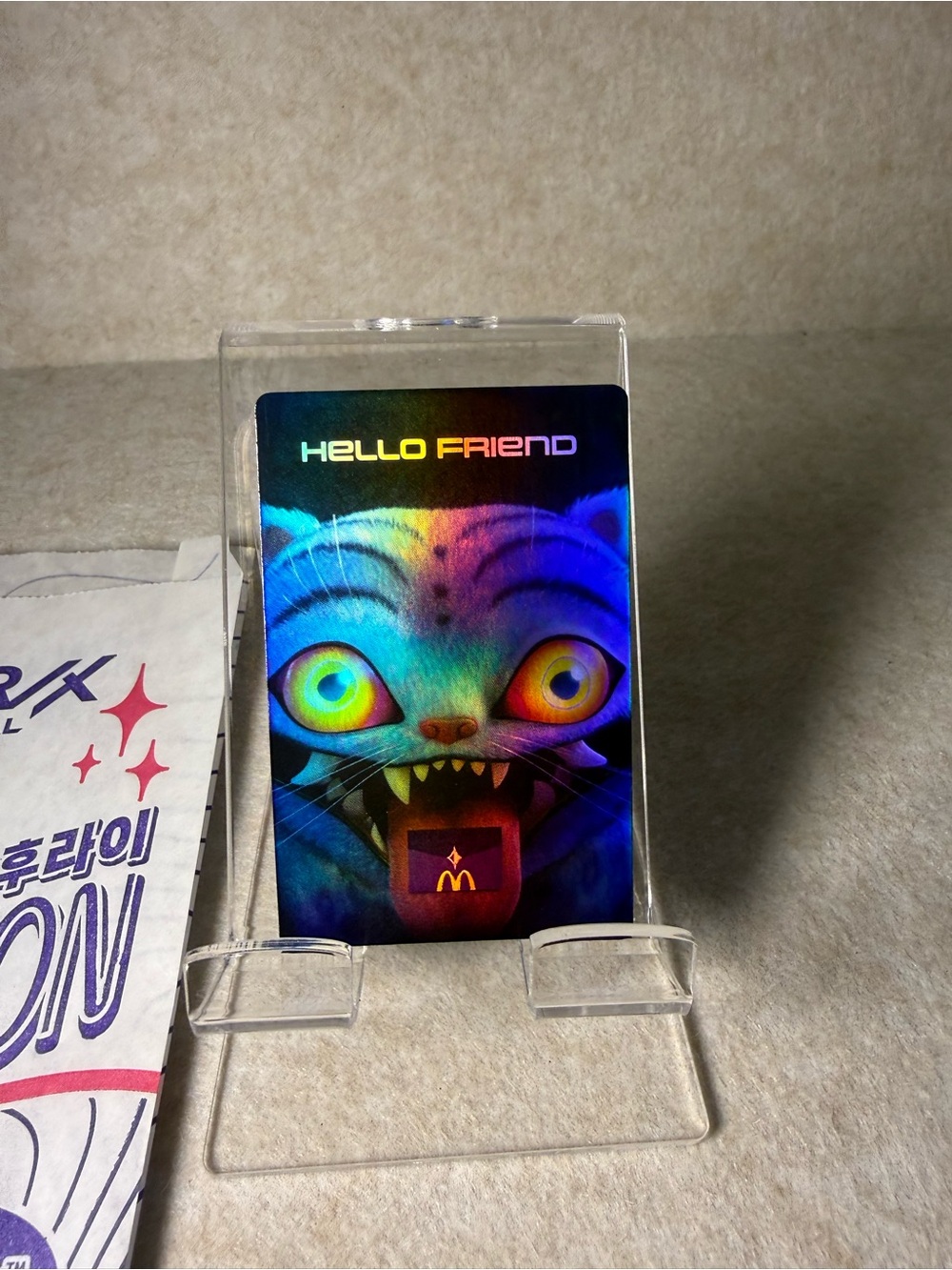 McDonalds 2026 Kpop Demon Hunters Huntrix Trio Rare Holographic & Seasoning - Picture 2 of 7